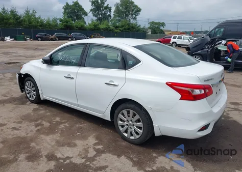 2016 Nissan Sentra S из США, поврежденный, VIN 3N1AB7AP4GY305460
